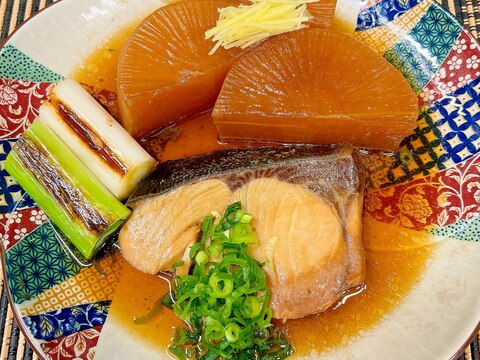 圧力鍋でとろとろ!ぶり大根